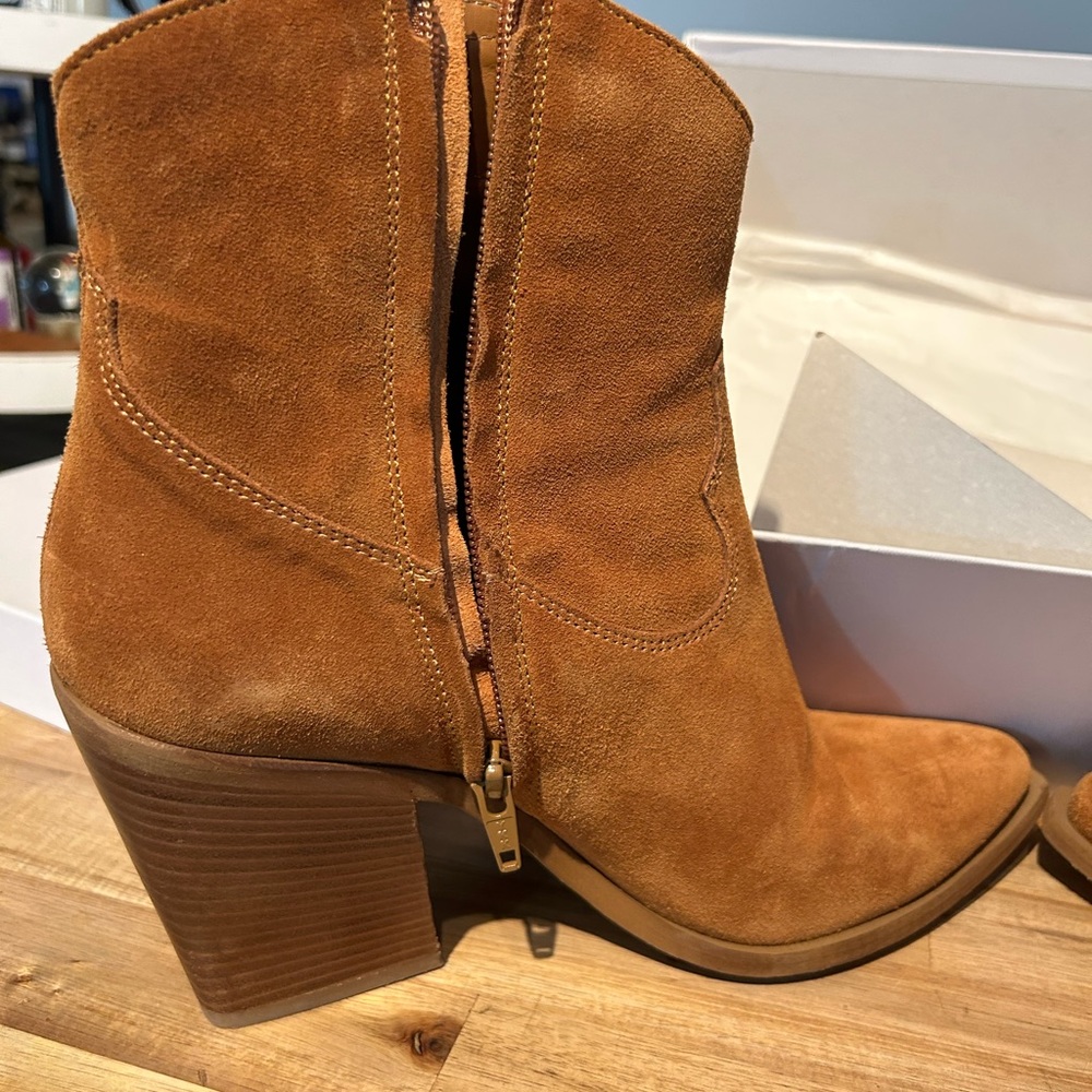 Saint + Sofia Dallas mid boots booties suede ankle Saint and Sofia - Picture 3 of 9